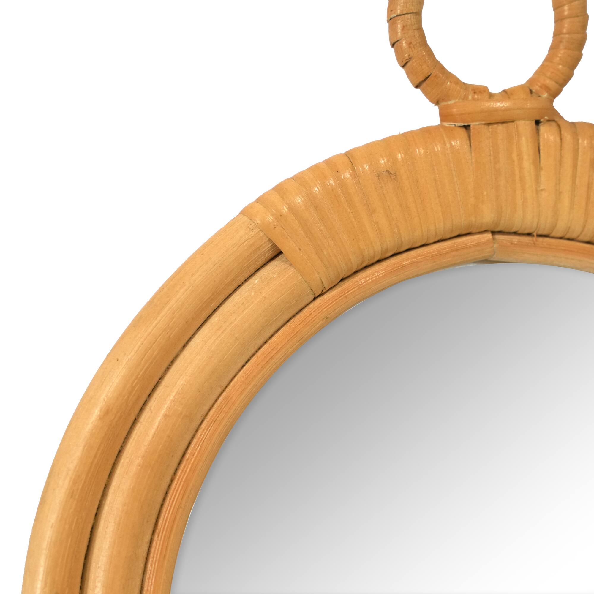 10" Rattan Framed Wall Mirror by Ashland®